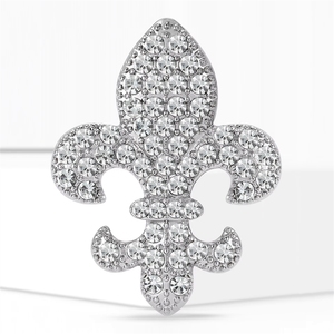 Nuevo Broche Retro de Aleación con Incrustaciones de Diamantes de Imitación en Forma de Flor de <span class=keywords><strong>Iris</strong></span>, Estilo Corte Francés, para Ropa de Fiesta y Boda, para Hombre y Mujer - Product Image 4