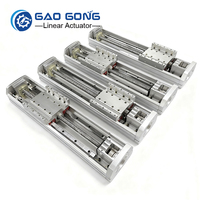 GAOGONG Seri GTH Modul Linear Tiga Sumbu XYZ Presisi Tinggi Robot Gantry Rangka Aluminium Sekrup Bola Kecepatan Tinggi Beban Angkut 130kg