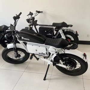 Bicicleta Eléctrica Himoto Blanca 3000w 60v 45ah con Batería, Suspensión Ajustable, Portaequipajes, Neumáticos Anchos para Ciudad, 80km/h, SK-2 White Warrior - Product Image 4