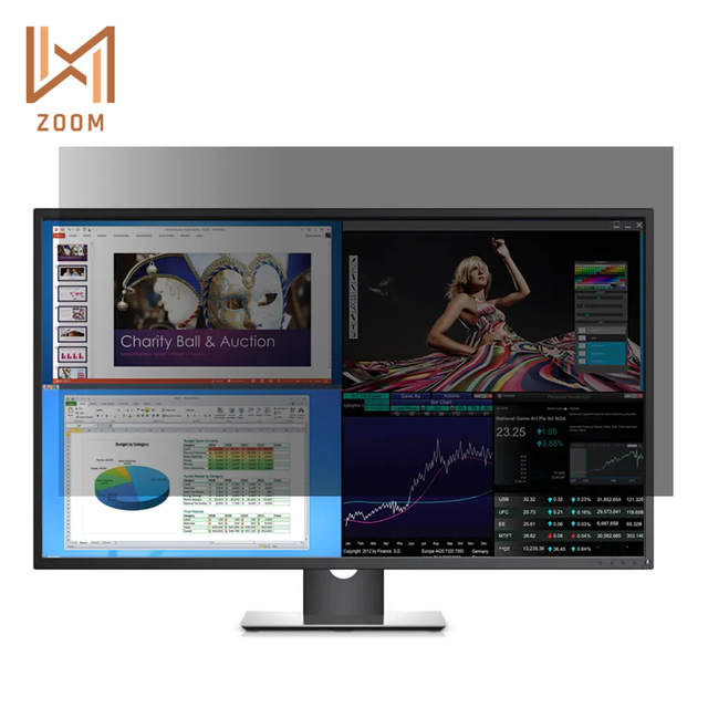 High Quality Full Glue Matte PET Soft Film 2.5D Anti-Spy Privacy Filter Anti-Glare Screen Protector for Desktop PC TV Monitor
