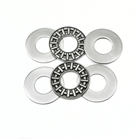 Bearing Roller Jarum Tipe AXK Seri AXK1024+2AS Satu Baris dengan 2 Washer Baja Krom 10x24x4mm Pelumasan Sendiri OEM Kualitas Tinggi P0-P6