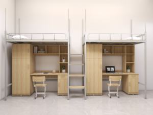 Cama Litera Doble de Diseño Moderno, Acero de Alta Calidad, Tamaño Personalizable, Garantía de 6 Años para Dormitorio Escolar, <span class=keywords><strong>Alquiler</strong></span> de Apartamentos - Product Image 4