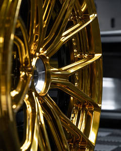 Jante de luxe personnalisée 2 pièces en chrome doré forgé pour C8 720s <span class=keywords><strong>Lamborghini</strong></span> 5x114.3 5x120 5x130 20 21 22 24 pouces - Product Image 6