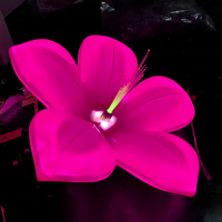Éclairage paysager extérieur LED blanc chaud en forme de fleur de lotus en bois, étanche, décorations festives, ornements d'arbre, garantie 2 ans