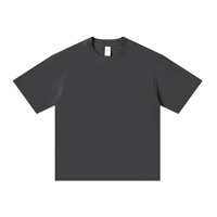 Kaus produsen 100% katun kosong ukuran besar kaus uniseks kelas berat kaus cetak Logo kustom kaus pria polos