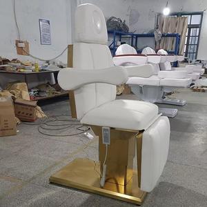 Lit de massage électrique noir de luxe à 4 moteurs, fauteuil de spa, salon de beauté, lit de beauté, lit d'extension de cils - Product Image 2