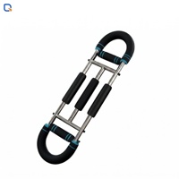 Barra de Ejercicios Power Twister, Expansor de Pecho, Fortalecedor de Muslos, Potenciador de Fuerza, en Forma de U, Ajustable, Portátil, de Acero, para Gimnasio