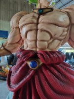Statue de Broly grandeur nature 1:1 en résine Polystone, Super Saiyan, objet de collection tendance, décoration Dragon Ball Z