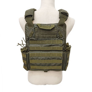 Gujia gilet de musculation extérieur personnalisé 1000D <span class=keywords><strong>hydrofuge</strong></span> 10x12 <span class=keywords><strong>plaque</strong></span> tenant le système Molle Ranger gilet tactique vert - Product Image 5