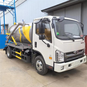 Camion d'aspiration des eaux usées fécales Nettoyage des gouttières à boues <span class=keywords><strong>Aspirateur</strong></span> Citerne Humain Excreta Nettoyeur de canalisations d'égout Pas cher Foton 5CBM 5000L - Product Image 3
