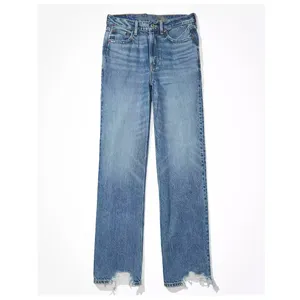 Quần Jeans Ống Rộng Rách thẳng quần jeans ống rộng cho nữ Quần jeans ống rộng cạp cao