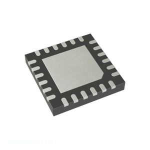 MAX685ETG+ Circuito Integrado de Gestión de Energía (PMIC) REG BOOST ADJ 440MA DL 24TQFN 24 WFQFN Punto de Conexión Expuesto Canal del Fabricante - Product Image 1