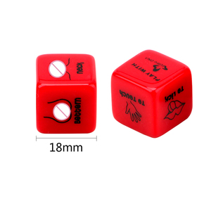2 unids/set dados sexuales castigo Xxxx chica Romance amor Humor juegos de azar 6 lados juegos para adultos erótico Craps Pipe juguete para parejas % - Product Image 2