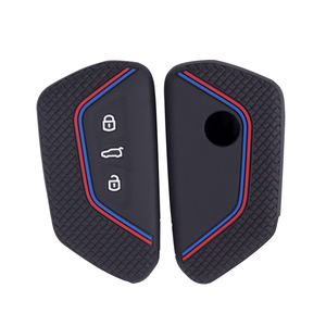 Porte-clés de voiture en silicone pour VW <span class=keywords><strong>Golf</strong></span> <span class=keywords><strong>8</strong></span> Mk8 GTI <span class=keywords><strong>GTD</strong></span> R ID3 ID4 2020 Porte-décoration Garniture Accessoires de voiture - Product Image 5