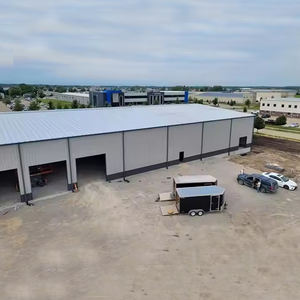 Garages préfabriqués à structure en acier à construction rapide d'usine commerciale pour bureau, maison, hall, hôpital, école, centre commercial - Product Image 4