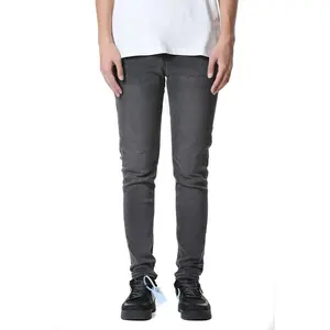 DiZNEW OEM ODM fashionable grey skinny original stretch jeans for men in bulk from china