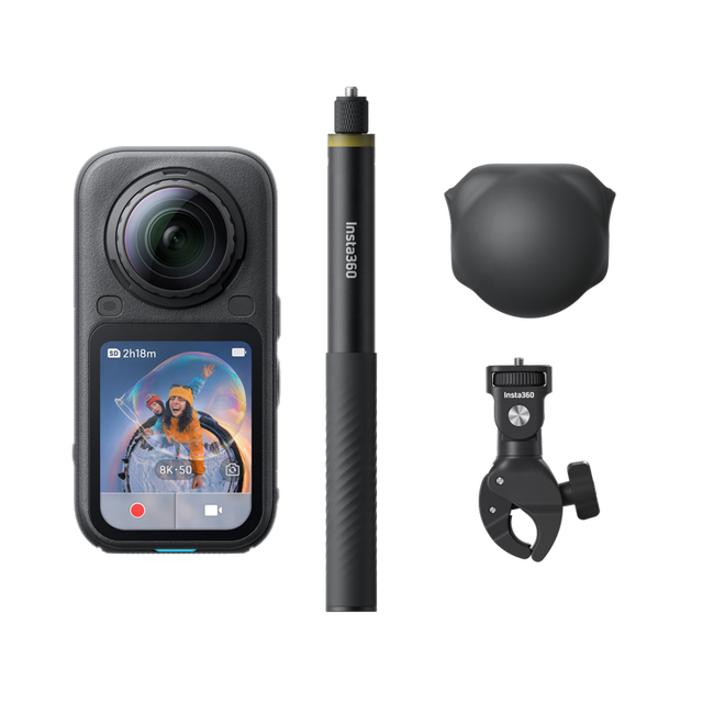 Insta360 X6 360 Camera 8K50 Dual Sensor 120MP 20m Waterproof WiFi 6 64GB 140Min Endurance 30W PPS Fast Charge 6 Axis Gyro