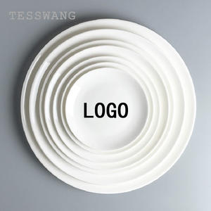 أطباق بورسلين صديقة للبيئة قابلة للتخصيص مجانًا مع تصميماتك وشعاراتك وصورك ونصوصك، مقاومة للبهتان للاستخدام اليومي والهدايا - Product Image 1