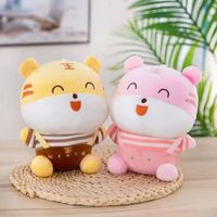 Grosir Mainan Boneka Plush Claw Machine 8 Inch Trendy, Desain Campuran, Hewan Boneka Mini, Gantungan Kunci Plush untuk Mesin