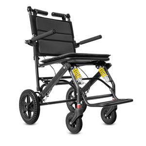 Fauteuil roulant pour handicapés abordable pour le <span class=keywords><strong>transport</strong></span> en alliage d'aluminium léger avec grand ressort - Product Image 1