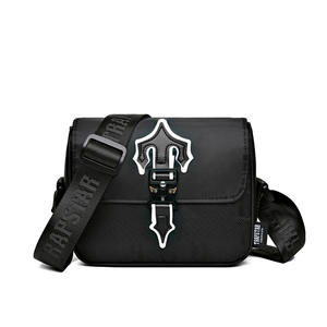 Bolso Bandolera/Cruzado de Lona de Color Sólido, Marca de Moda Urbana Unisex de Tendencia Europea y Americana, Estilo <span class=keywords><strong>Trapstar</strong></span> - Product Image 6