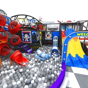 Nuevo Diseño de Parque Infantil Interior con Temática Espacial, Tobogán Grande Comercial para Interiores, Equipo de Parque de Diversiones para Niños - Product Image 4