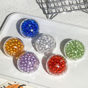 ลูกบอลบีบคลายเครียดแบบใส ลูกปัดหลากสี ลดราคาสุดคุ้ม ของเล่นบีบเล่นแก้เครียดและเสริมพัฒนาการทางประสาทสัมผัส - Product Image 3