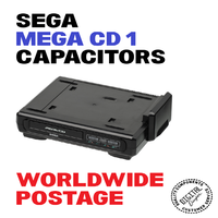 Condensadores de Repuesto para Placa Principal Sega CD1 / Kit de 12 Condensadores SMD / Kit de Reparación Suministro a Granel