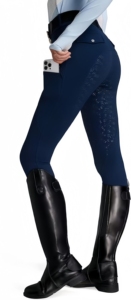 <span class=keywords><strong>Pantaloni</strong></span> da Equitazione Beisite da Donna a Vita Alta in Pile con Seduta Intera, <span class=keywords><strong>Pantaloni</strong></span> Invernali con Tasche in Poliestere e Spandex - Product Image 2