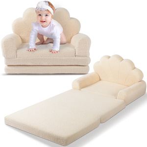 Canapé convertible pour enfants, chaise longue en tissu doux, mousse hautement élastique, pour enfants de 2 ans et plus - Product Image 5
