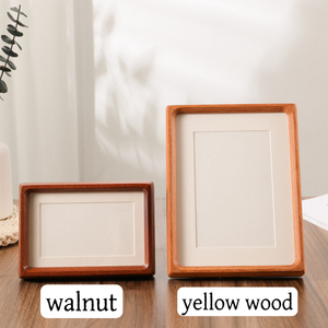 Mortaja tradicional y espiga Esquina redondeada profunda Marco de imagen hecho a mano tallado <span class=keywords><strong>en</strong></span> <span class=keywords><strong>madera</strong></span> pura natural - Product Image 3