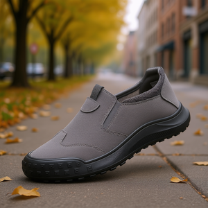 รองเท้าผ้าใบผู้ชายแบบสวม สไตล์ลำลอง พื้น PU บุตาข่าย น้ำหนักเบา หัวมน ใส่ได้ทุกฤดู แฟชั่นทันสมัย - Product Image 2