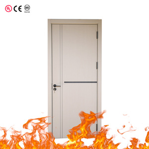 Portes intérieures homologuées UL Isolation stable des villas Ignifuge Écologique Silencieux Salon Intérieur Portes de chambre en bois - Product Image 1