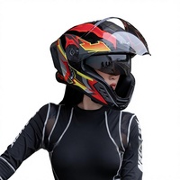 Casque de moto électrique importé en ABS intégral unisexe, chaud et sûr pour toutes les saisons, y compris l'hiver