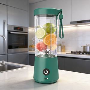 Licuadora Portátil Recargable por USB de 400 ml, 6 Cuchillas SUS304 de Grado Alimenticio, a Prueba de Fugas, Resistente a la Oxidación, Preparador de Smoothies con un Solo Clic, para Hielo - Product Image 2