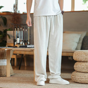 2023 vendita calda <span class=keywords><strong>pantaloni</strong></span> in <span class=keywords><strong>lino</strong></span> cotone Cargo <span class=keywords><strong>lino</strong></span> <span class=keywords><strong>uomo</strong></span> estate Streetwear Casual <span class=keywords><strong>pantaloni</strong></span> dritti di <span class=keywords><strong>lino</strong></span> <span class=keywords><strong>uomo</strong></span> - Product Image 4