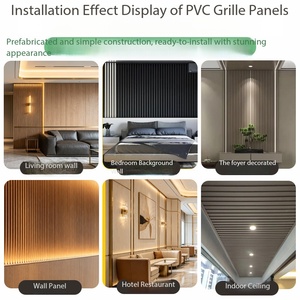 Panel de Pared Acústico Moderno de Fibra de Bambú Resistente a los Arañazos con Rejilla de Orificios Cuadrados para Interiores de Hogares y Comercios - Product Image 5