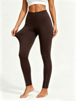 Pantalon de yoga taille haute sans coutures, effet push-up, avec poches latérales, ourlet scintillant, contrôle du ventre, séchage rapide, extensible dans les 4 sens – Meilleures ventes