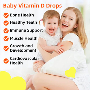 Gotas de vitamina <span class=keywords><strong>D</strong></span> para bebés personalizadas de fábrica OEM/ODM 400 <span class=keywords><strong>IU</strong></span> (10 Mcg) por gota Gotas de vitamina <span class=keywords><strong>D</strong></span> líquida para bebés y niños pequeños - Product Image 6