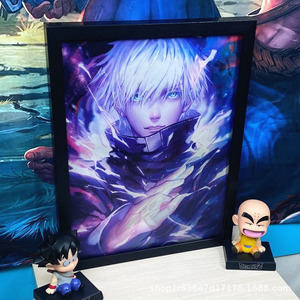 Nouveaux modèles 3D lenticulaire Flip Picture Anime film affiche Art mural de <span class=keywords><strong>Jujutsu</strong></span> <span class=keywords><strong>Kaisen</strong></span> Dragon Ball Goku One - Product Image 1