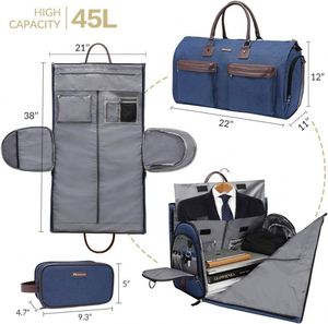 Échantillon gratuit : Housse de costume pliable en polyester de qualité supérieure avec logo personnalisé pour le rangement des vêtements, housse anti-poussière de voyage - Product Image 5