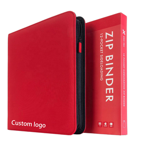 Album classeur en cuir PU à 9 pochettes, capacité 360 cartes, pour cartes à collectionner TCG - Product Image 1