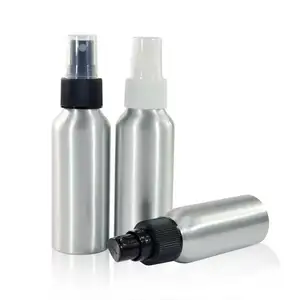 Leere Aluminium-Kosmetikverpackung 100 ml 300 ml 400 ml 500 ml Metallverpackung silberne Aluminiumflasche