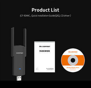 Adaptateur <span class=keywords><strong>USB</strong></span> <span class=keywords><strong>WiFi</strong></span> double bande 1300Mbps Dongle Wi-Fi 2.4G/5Ghz Récepteur sans fil USB3.0 802.11AC 4 antennes - Product Image 6