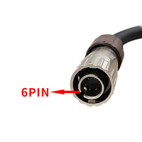 Câble d'alimentation GPS Hirose 6 broches vers SAE de 30 cm A00307 compatible avec l'instrument de topographie GNSS HiPer SR