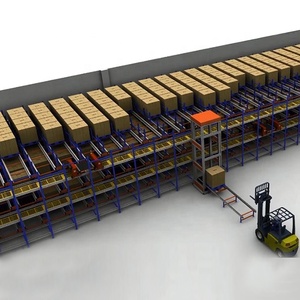 التلقائي أرفف متحركة للنقل الثقيل تعمل عن طريق شبكة لاسلكية نظام أرفف المستخدمة في متعددة صناعة مستودع - Product Image 1