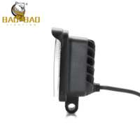 Lámpara Antiniebla LED Portátil BB3047 de 3 Pulgadas, Blanca, Amarilla, Roja, Azul, Estroboscópica, de Amplio Voltaje, para Minería y Construcción, Luz de Advertencia, Bajo MOQ, OEM