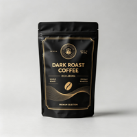 Premium Recyclebare Heat Coffee Beans Stand Pouch Medium Roast 100% Vers Gebrande Hele Bonen Herbruikbare Ziplock Zak