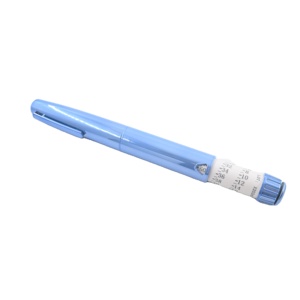 <b>Gold</b> Plated Reusable Dosing <b>Pen</b> with 0-60IU Precision Adjustment and Custom Design for Standard 3ml Cartridges - Product Image 1