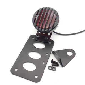 Luz Trasera de Motocicleta de 12 V, Soporte para Placa de Matrícula, Luz de Freno Trasera para Harley Choppers Sportster Bobber <span class=keywords><strong>Cafe</strong></span> <span class=keywords><strong>Racer</strong></span> - Product Image 6